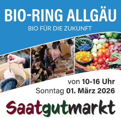 01.03. Bio-Ring Saatgutmarkt  mit Vorträgen und Kinderprogramm